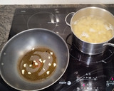 Foto del paso 2 de la receta: Macarrones con Soja texturizada a la mostaza (Trampantojo macarrones a la carbonara)