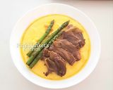 A picture of step 1 of Creamy Polenta with slow-cooked Lamb Shanks.