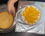 A picture of step 6 of Rose Mango Cake.