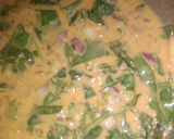 A picture of step 2 of Besan chilla.