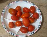 A picture of step 1 of Tomato paste 🍅🍅.