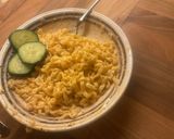 A picture of step 4 of Creamy perfect buldak ramen.