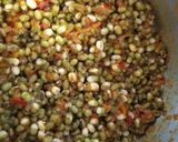 A picture of step 5 of Masala Moong Dahi Chat.