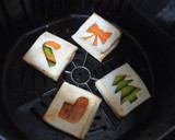 狗狗鮮食～點心，簡單吐司磚（氣炸鍋）的食譜步驟8照片