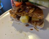 Foto del paso 5 de la receta 🌱 Bagel con hamburguesa de tofu y cebolla caramelizada 🌱