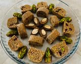 A picture of step 5 of Biscoff sesame rolls.