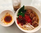 Hình bước làm 4 của món Mỳ chũ thịt viên