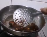 A picture of step 2 of Navratri khajur burfi.
