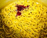 A picture of step 3 of A magical treat with Maggi and peri peri potato fries.