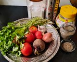 A picture of step 1 of Beetroot & Tomato Soup.