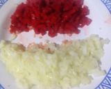 Foto del paso 1 de la receta: Tortilla de arroz y ají 🌶️🍙