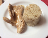Foto del paso 1 de la receta: Arroz graneado con bistec de pulpa de cerdo 🐖
