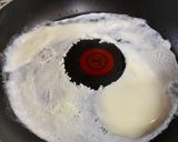 A picture of step 2 of Japanese Flag 🇯🇵 Omu Hayashi.