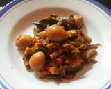 Foto langkah ke 5 dari resep Orek Tempe mawut Lombok ijO.