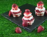 A picture of step 9 of Strawberry Short Cake.