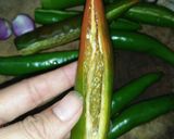 Hình bước làm 1 của món Canh thịt nhồi ớt