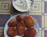 865.Kirántot krumpli fokhagymás tartármártással és ketchuppal 😋 recept fázis 5 fotója