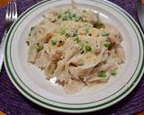 Foto del paso 6 de la receta: Pasta con pollo y chícharos