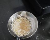 A picture of step 2 of Sprouts fruits katori chaat.