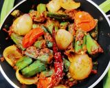 भिंडी दो प्याजा (bhindi do pyaza recipe in hindi) रेसिपी चरण 9 फोटो