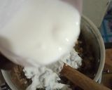 A picture of step 7 of Matumbo with plain yoghurt.