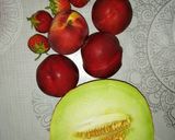 Gáliadinnye-nektarin smoothie recept fázis 1 fotója
