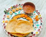 A picture of step 6 of Soya flour ajwain puri.
