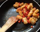 A picture of step 16 of Gnocchi- Eggless version.
