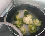 Foto del paso 5 de la receta: Pollo empanado con verduras
