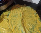 A picture of step 2 of Aluvadi or Pathrode.