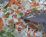 A picture of step 1 of Vegetable fried rice.