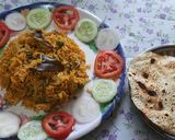 A picture of step 7 of Vidharbha style Masala bhat (lagnachya pangtitla masala bhat).