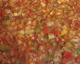 Foto del paso 5 de la receta: 💚 Albóndigas de lentejas 💚 Estofadas en salsa putanesca🖤