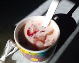 Foto del paso 3 de la receta: Kéfir de leche de zapallo y frutilla especiado para el desayuno