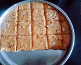 A picture of step 3 of Delicious yummy tasty Sattu powder Burfi.