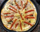 Foto del paso 6 de la receta: Pizza casera de jamón y queso