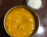 A picture of step 2 of Mango Popsicles.