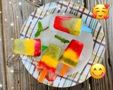 عکس مرحله 3 از دستور پاپسيكل رنگين كمانى!🍓🥭🥝