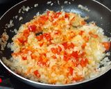 Foto del paso 3 de la receta Macarrones con pota en salsa de tinta de sepia