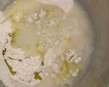 A picture of step 1 of Focaccia Bread.