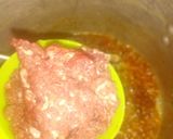 A picture of step 5 of Mince meat and egg jallof rice.