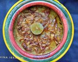 A picture of step 3 of Handi Haleem.