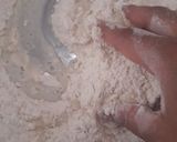 A picture of step 1 of Satpura (Deep fried dessert).