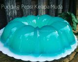 Foto langkah ke 7 dari resep Puding Pepsi Blue isi Kelapa Muda.