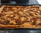 Foto del paso 7 de la receta: Hojaldre de Champiñones, Carne Picada Criolla, Hígado y Queso de Cabra