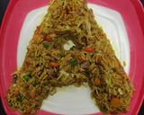 A picture of step 5 of Cinnamon fried rice.