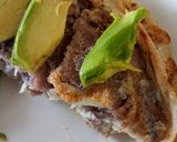 A picture of step 7 of Nduma/arrow root omelette.