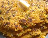 A picture of step 6 of Poha thalipith.