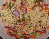 A picture of step 2 of Steamed noodles with red bell pepper #OneAfrica.