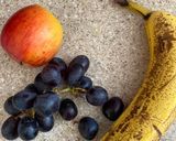 A picture of step 1 of Fruit salad with mango pulp.